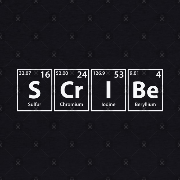 Scribe (S-Cr-I-Be) Periodic Elements Spelling by cerebrands